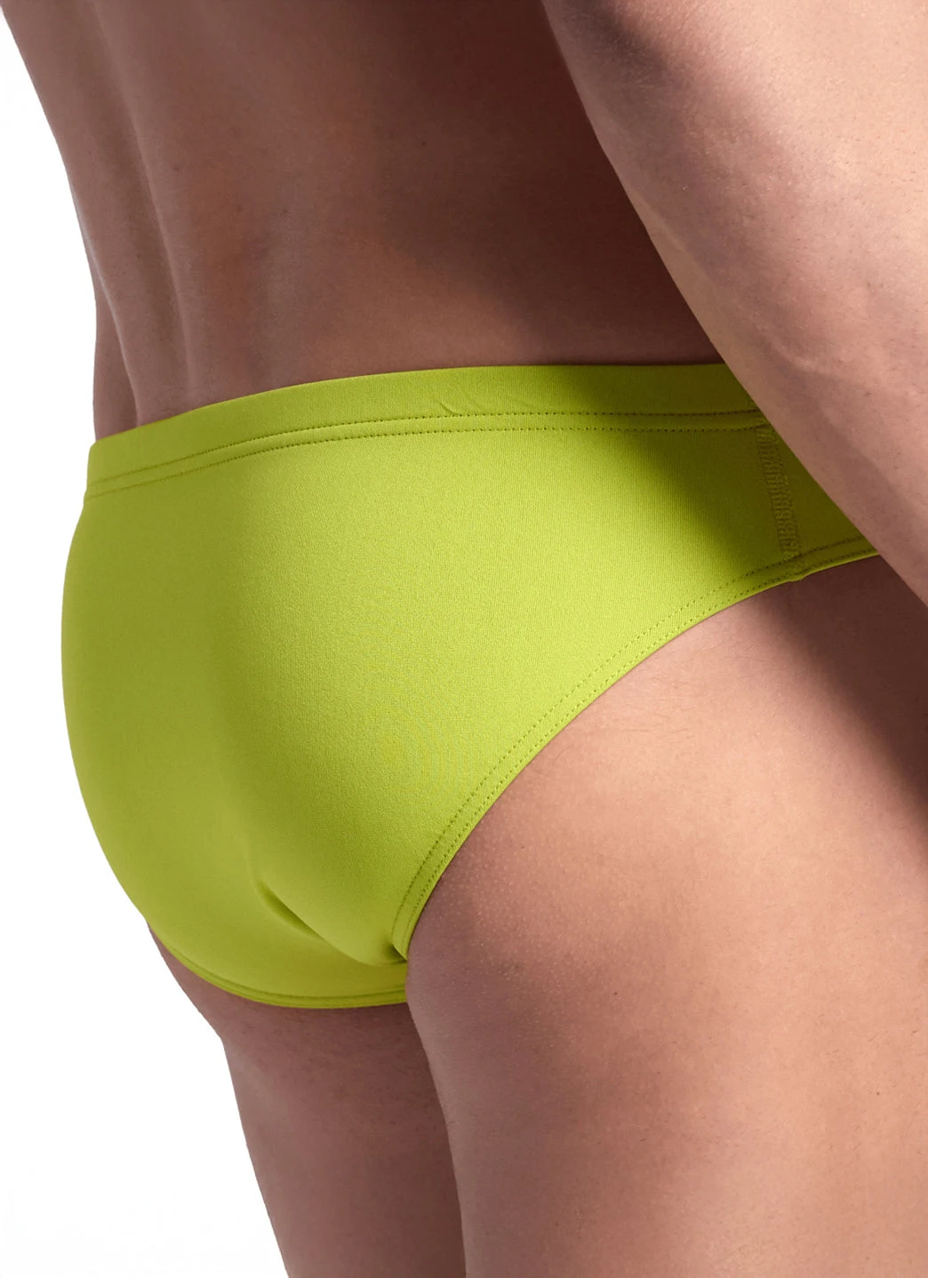 Arena Men's Solid Brief Swimsuit Soft Green 7 Arena Men's Solid Brief Swimsuit Soft Green - Image 5