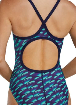 TYR Women's Dragonflyte Durafast Elite Diamondfit One Piece Swimsuit -Daily Swim Wear 8580958716072 greennavy 7a