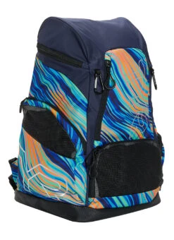 TYR Alliance Riptidal 45L Backpack -Daily Swim Wear 8580959895720 tealorange 4a