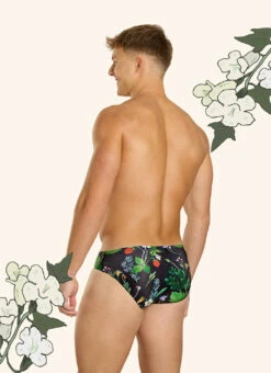 Sporti HydroLast Strawberry Fields Brief Swimsuit (26-40) -Daily Swim Wear 8594151145640 strawberryfields 3a