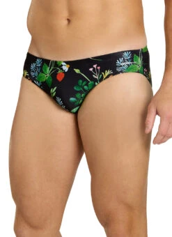 Sporti HydroLast Strawberry Fields Brief Swimsuit (26-40) -Daily Swim Wear 8594151145640 strawberryfields 9a