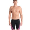 Arena Men's Leopard Jammer Swimsuit -Daily Swim Wear 8618651779240 blackfuchsiamulti 1a