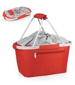 Picnic Time Metro Cooler Basket -Daily Swim Wear 8637331800232 red 1a