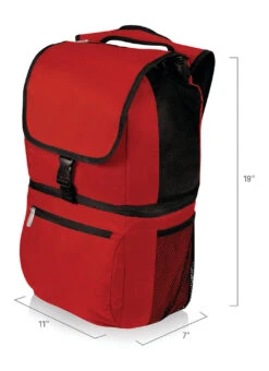 Picnic Time Zuma Backpack Cooler -Daily Swim Wear 8637338321064 red 7a