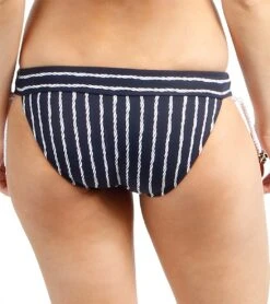 Seafolly Coastline Banded Tie Side Bikini Bottom -Daily Swim Wear 8637363126440 indigo 4a