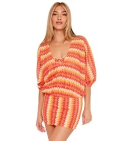 Trina Turk Women's Sunray Tunic Cover Up -Daily Swim Wear 8637698572456 2t