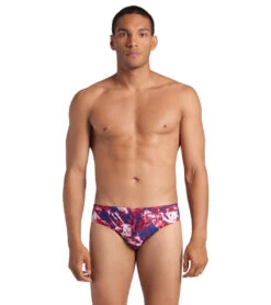 Arena Men's Team Crackle Brief Swimsuit
