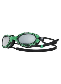 TYR Nest Pro Nano Goggle -Daily Swim Wear 8638343053480 greenblack 1a