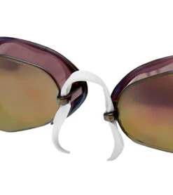 Sporti Antifog Swedish Mirrored Goggle + Bungee Strap -Daily Swim Wear 8638377689256 goldmirrorsmokelens 4a