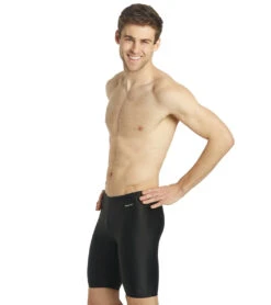 Sporti Solid Compression Jammer Swimsuit (22-44) -Daily Swim Wear 8638384177320 black 2a