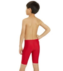 Sporti Solid Compression Jammer Swimsuit (22-44) -Daily Swim Wear 8638384177320 red 2a y