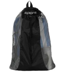 Sporti Premium Mesh Backpack -Daily Swim Wear 8638390829224 blackgrey