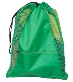 Sporti Premium Mesh Backpack -Daily Swim Wear 8638390829224 kellygreen 3a