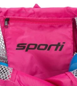 Sporti Premium Mesh Backpack -Daily Swim Wear 8638390829224 pinkgrey 3a
