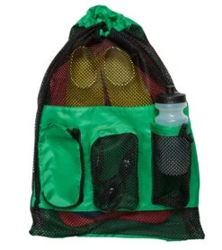 Sporti Equipment Mesh Backpack -Daily Swim Wear 8638396530856 kellygreen