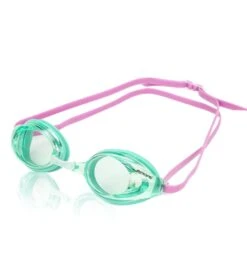 Sporti Antifog S2 Jr. Goggle -Daily Swim Wear 8638497685672 greenlensberrystrap 1a