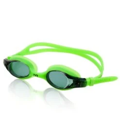 TYR Kids' Swimple Goggle 40 TYR Kids' Swimple Goggle -Daily Swim Wear 8638769823912 smokegreen 1a