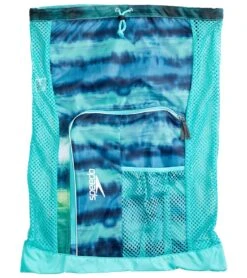 Speedo Deluxe Ventilator Mesh Bag -Daily Swim Wear 8638833524904 tiedyeturquoise 1a