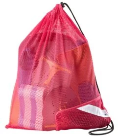 Sporti Mesh Bag With Zipper Pocket -Daily Swim Wear 8639027183784 pink 1a
