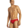 Sporti HydroLast Men's Water Polo Brief -Daily Swim Wear 8639097471144 red 1a