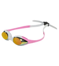 Arena Spider Jr. Mirrored Goggle -Daily Swim Wear 8639275270312 pinkgreypink 1a