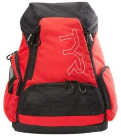 TYR Alliance 30L Backpack -Daily Swim Wear 8639439241384 redblack 1a