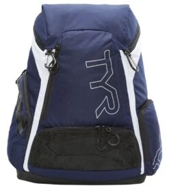TYR Alliance 30L Backpack -Daily Swim Wear 8639439241384 whitenavy 1a