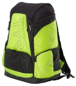 TYR Alliance 45L Backpack -Daily Swim Wear 8639439274152 fluorescentyellowblack 2a