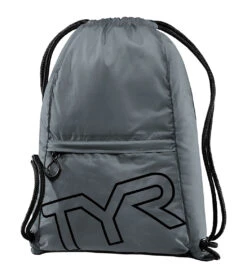 TYR Draw String Sack Pack -Daily Swim Wear 8639439437992 grey 1a