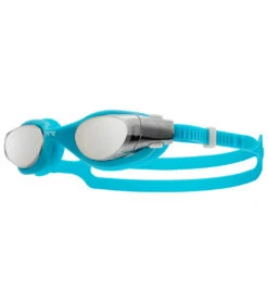 TYR Vesi Femme Mirrored Goggles -Daily Swim Wear 8639528730792 silvertealgrey