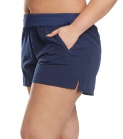 Beach House Plus Size Paloma Beach April Beach Short -Daily Swim Wear 8639781732520 admiral 5a