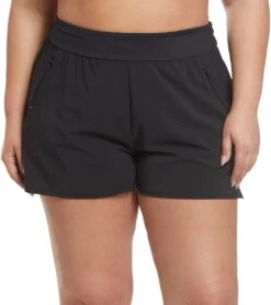 Beach House Plus Size Paloma Beach April Beach Short -Daily Swim Wear 8639781732520 black