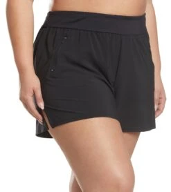 Beach House Plus Size Paloma Beach April Beach Short -Daily Swim Wear 8639781732520 black 2a