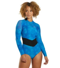 Xcel Womens Ocean Ramsey Axis 2mm Long Sleeve Back Zip Spring Suit 32 Xcel Womens Ocean Ramsey Axis 2mm Long Sleeve Back Zip Spring Suit -Daily Swim Wear 8639998689448 blackwater