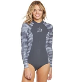 Xcel Womens Ocean Ramsey Axis 2mm Long Sleeve Back Zip Spring Suit 33 Xcel Womens Ocean Ramsey Axis 2mm Long Sleeve Back Zip Spring Suit -Daily Swim Wear 8639998689448 gunmetaltigershark 1a