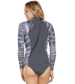 Xcel Womens Ocean Ramsey Axis 2mm Long Sleeve Back Zip Spring Suit 35 Xcel Womens Ocean Ramsey Axis 2mm Long Sleeve Back Zip Spring Suit -Daily Swim Wear 8639998689448 gunmetaltigershark 3a