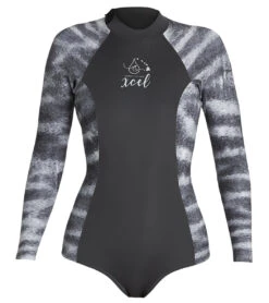 Xcel Womens Ocean Ramsey Axis 2mm Long Sleeve Back Zip Spring Suit 38 Xcel Womens Ocean Ramsey Axis 2mm Long Sleeve Back Zip Spring Suit -Daily Swim Wear 8639998689448 gunmetaltigershark 6a