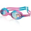 Sporti Antifog Cabo Jr. Mirrored Goggle -Daily Swim Wear 8640055115944 pinkmirrorpinklenspinkturquoisemultiframe 1a