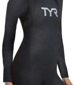 TYR Women's Hurricane Cat 1 Full Sleeve Triathlon Wetsuit -Daily Swim Wear 8640440893608 blackorchid 8a