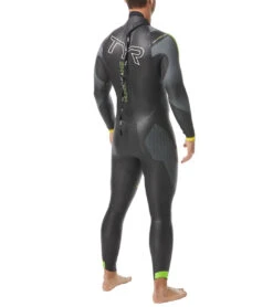 TYR Men's Hurricane Cat 5 Fullsleeve Triathlon Wetsuit -Daily Swim Wear 8640440991912 blackgreenyellow 2a