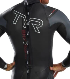 TYR Men's Hurricane Cat 5 Fullsleeve Triathlon Wetsuit -Daily Swim Wear 8640440991912 silverred 5a