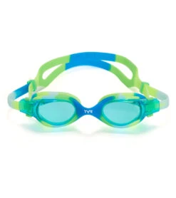 TYR Vesi Tie Dye Junior Goggle 22 TYR Vesi Tie Dye Junior Goggle -Daily Swim Wear 8640582254760 bluegreenyellow 2a