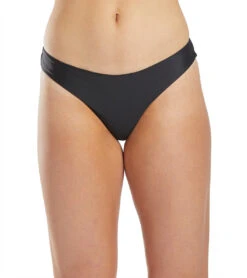 Rip Curl Classic Surf Eco Cheeky Bikini Bottom 30 Rip Curl Classic Surf Eco Cheeky Bikini Bottom -Daily Swim Wear 8640586252456 black 1a