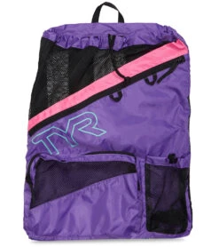 TYR Elite Team Mesh Backpack 37 TYR Elite Team Mesh Backpack -Daily Swim Wear 8640789315752 pinkpurple 1a