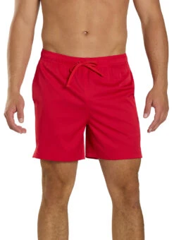 Sporti Men's 5.5" Active Swim Trunk Volley Short 38 Sporti Men's 5.5" Active Swim Trunk Volley Short -Daily Swim Wear 8641036484776 red 5a