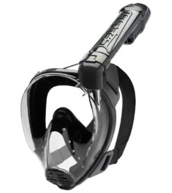 Cressi Baron Full Face Snorkeling Mask -Daily Swim Wear 8641055260840 blackblack 1a