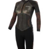 Zone3 Women's Evolution Short Sleeve SwimRun Wetsuit -Daily Swim Wear 8641160085672 blackorangegunmetal 1a