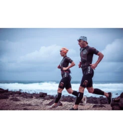 Zone3 Women's Evolution Short Sleeve SwimRun Wetsuit 17 Zone3 Women's Evolution Short Sleeve SwimRun Wetsuit -Daily Swim Wear 8641160085672 blackorangegunmetal 3a