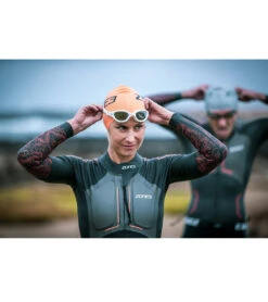 Zone3 Women's Evolution Short Sleeve SwimRun Wetsuit 18 Zone3 Women's Evolution Short Sleeve SwimRun Wetsuit -Daily Swim Wear 8641160085672 blackorangegunmetal 4a