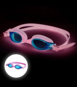 FINIS Kids' FlowGlow Glow-in-the-Dark Goggle -Daily Swim Wear 8641241907368 pinkglow